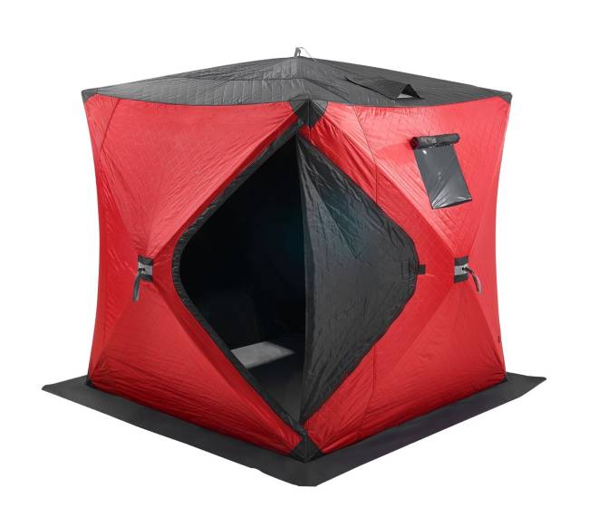 Izoliuota 3-4 asmenų ledo žvejybos palapinė10