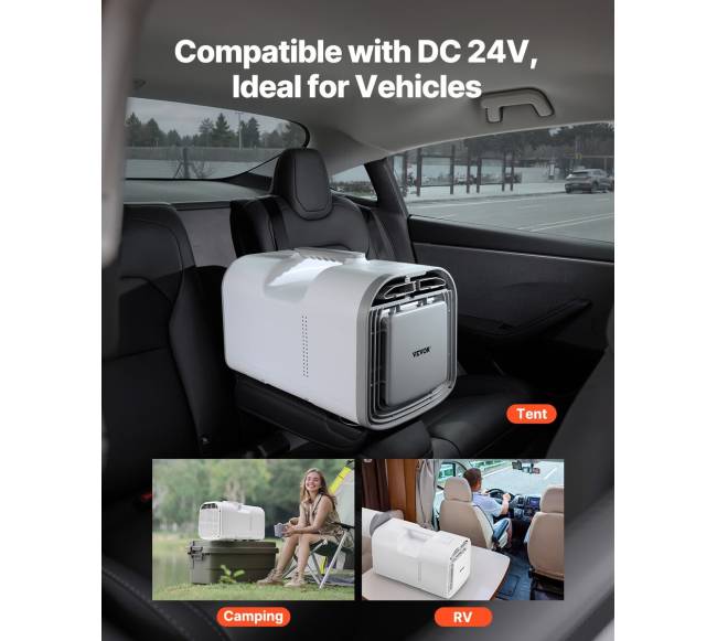 Nešiojamas oro kondicionierius, 4250 BTU2