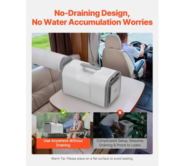 Nešiojamas oro kondicionierius, 4250 BTU4