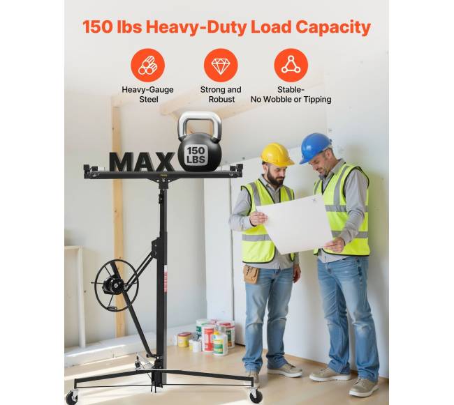 3353 mm gipso kartono pakėlėjas su teleskopine rankena1