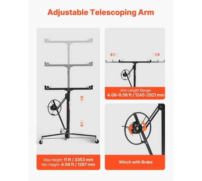 3353 mm gipso kartono pakėlėjas su teleskopine rankena2