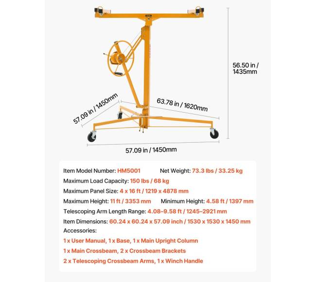 3353 mm gipso kartono keltuvas su reguliuojama teleskopine rankena6