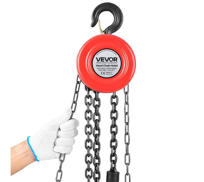 Rankinis grandininis keltuvas, 1 tonos talpa9