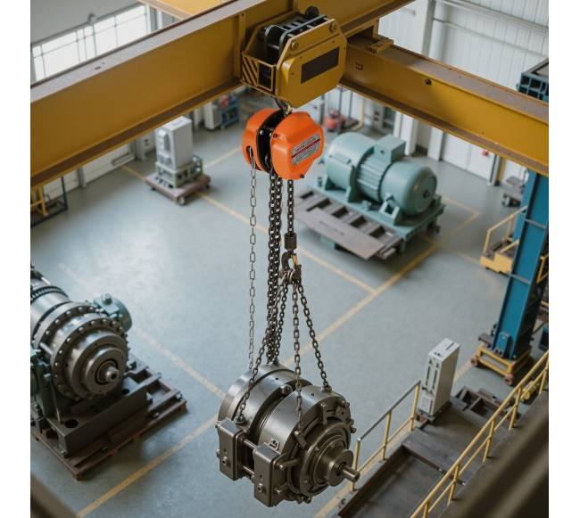 Rankinė grandinė, 12 tonos, 3 m aukštis7