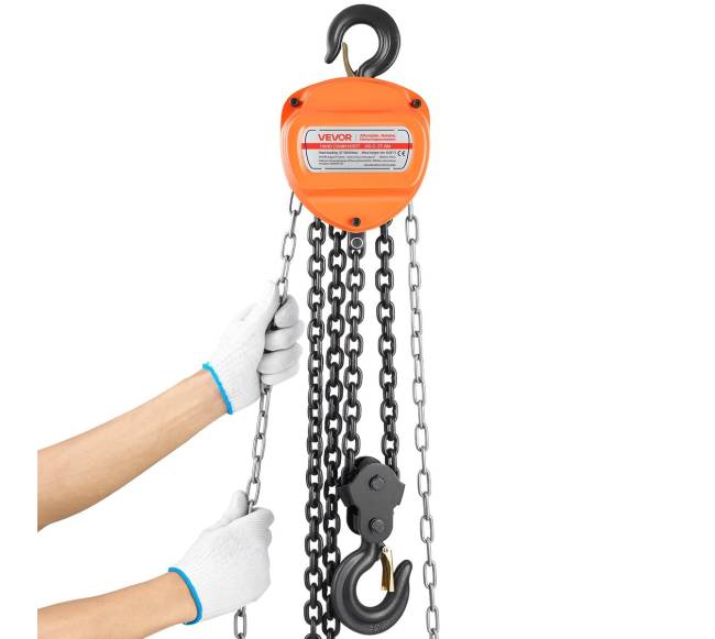 Rankinis grandininis keltuvas, 3 t, 6 m9