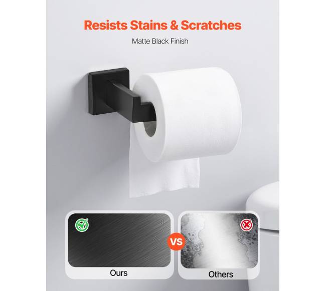 Juodas vonios aksesuarų komplektas, 5 dalys4