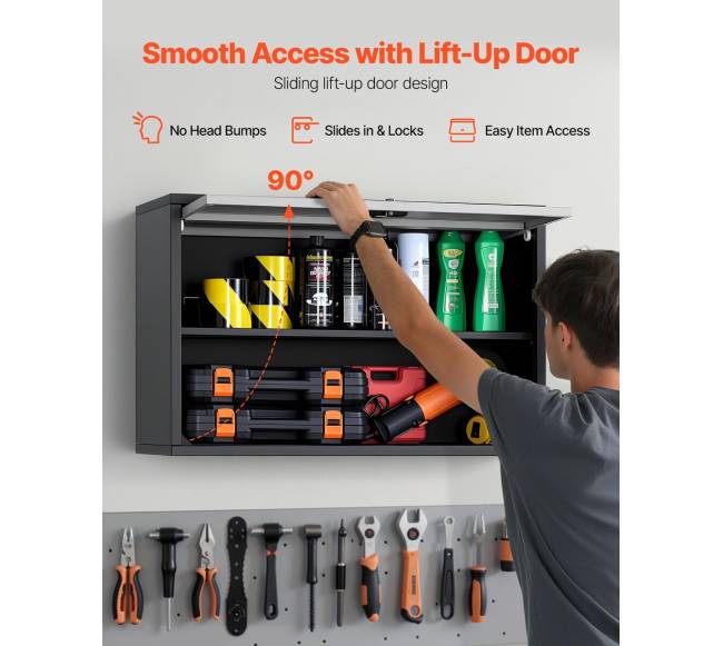 Metalinė sieninė spintelė su durelėmis3