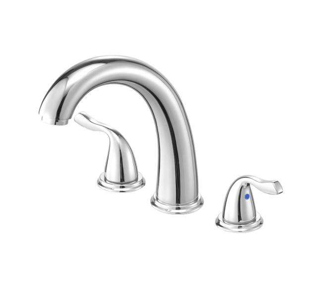 Romėniškas vonios kranas su krioklio funkcija0