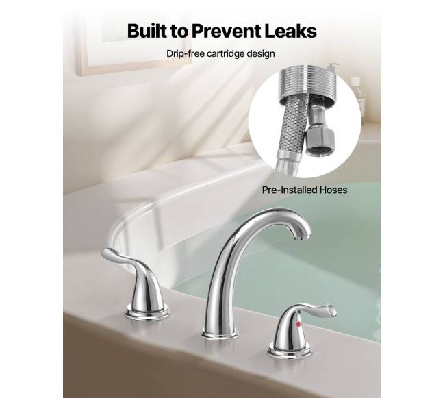 Romėniškas vonios kranas su krioklio funkcija4