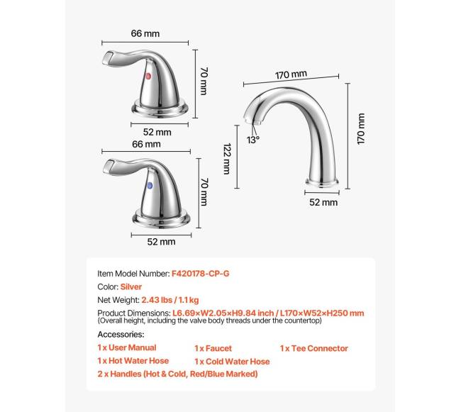 Romėniškas vonios kranas su krioklio funkcija6