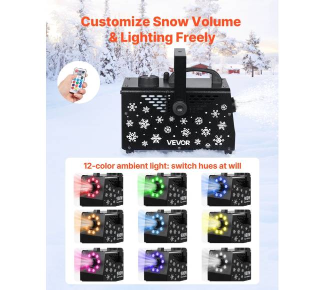 Galinga 900W sniego mašina Kalėdoms2