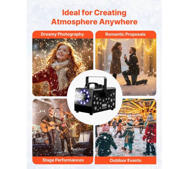 Galinga 900W sniego mašina Kalėdoms5