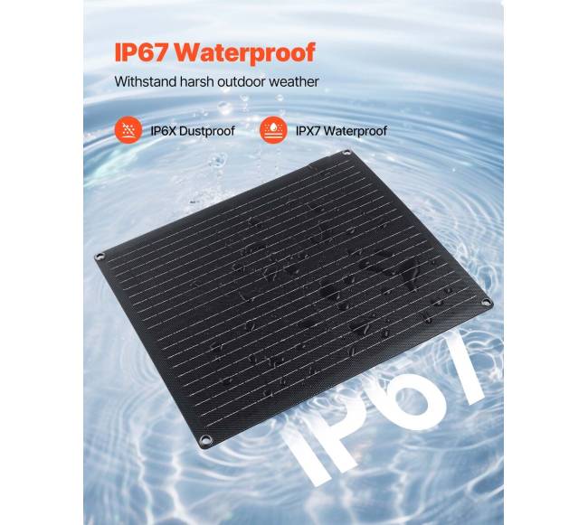 30W saulės baterijos įkroviklis automobiliui5