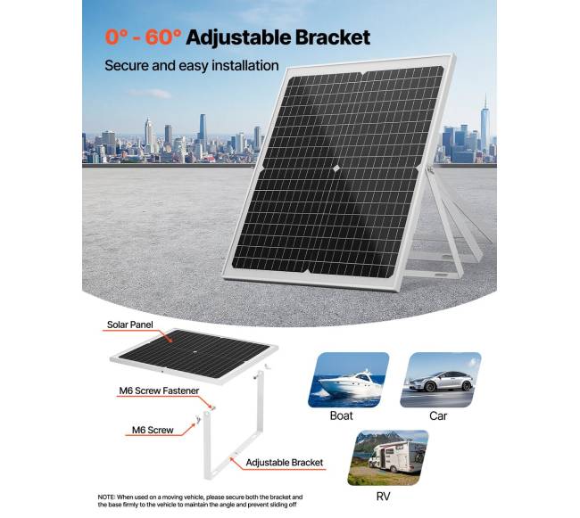 12V saulės baterijų įkroviklis 30W5