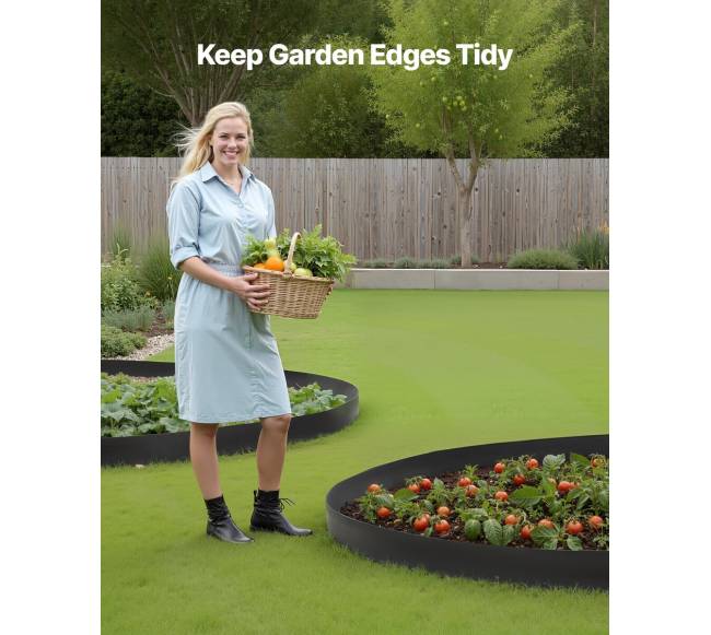 Plastikinė sodo tvorelė 2000 x 10 cm1