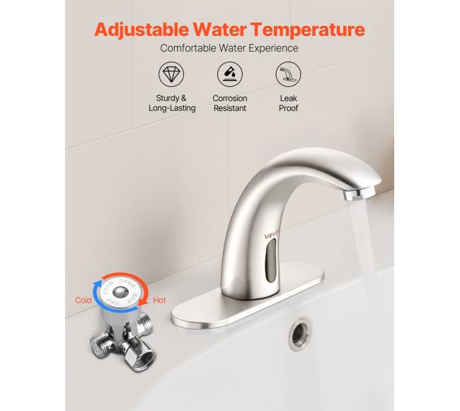 Bekontaktis vonios maišytuvas su judesio jutikliu3