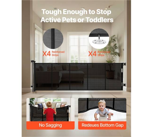 Ištraukiama kūdikių tvorelė, juoda1