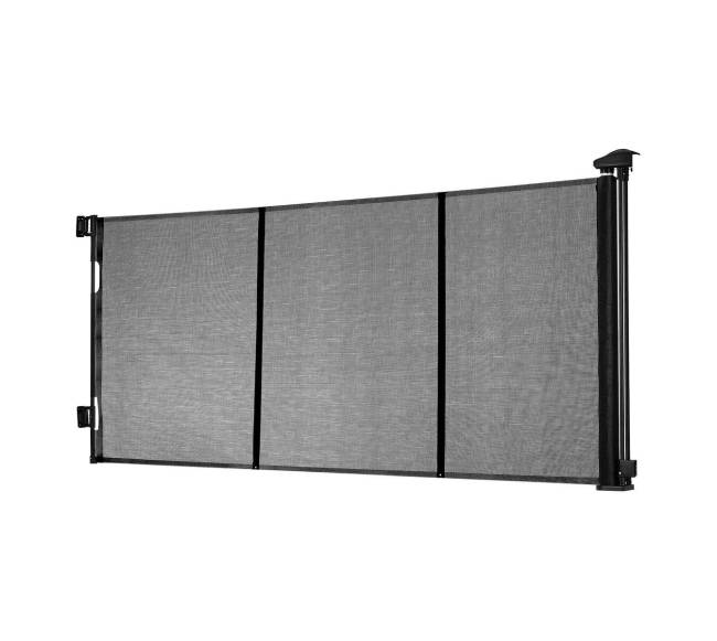 Ištraukiama kūdikių tvorelė, juoda9