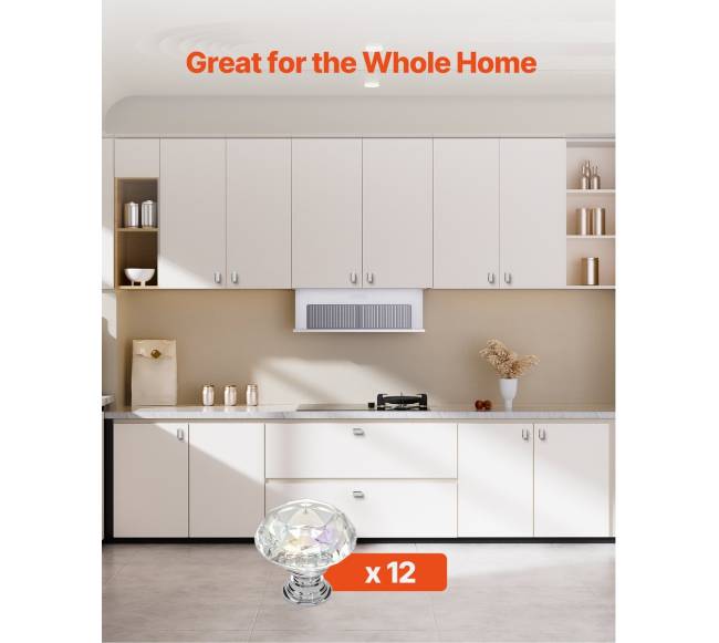 Spintelės rankenėlės, 31 mm, 12 vnt.5