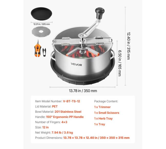 Rankų žiedų lapų žirklės 300mm6