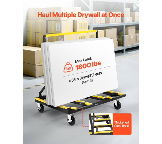 Gipso kartono vežimėlis su ratukais1