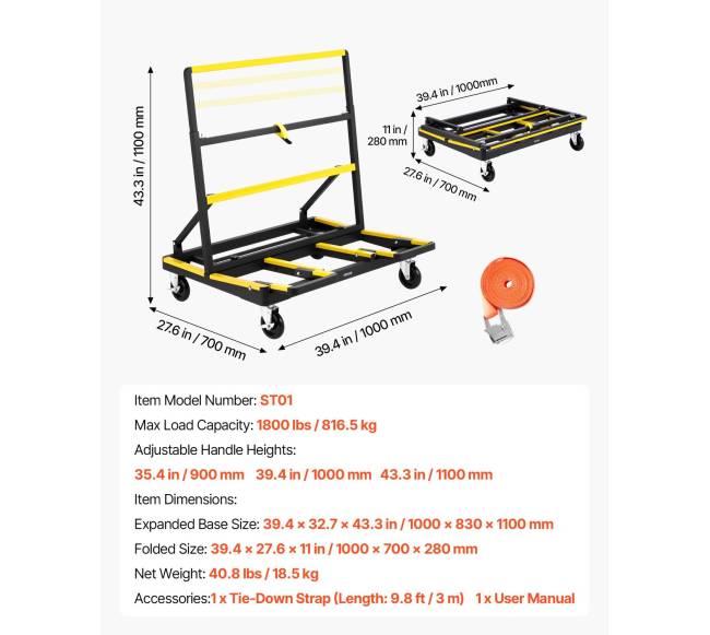 Gipso kartono vežimėlis su ratukais6