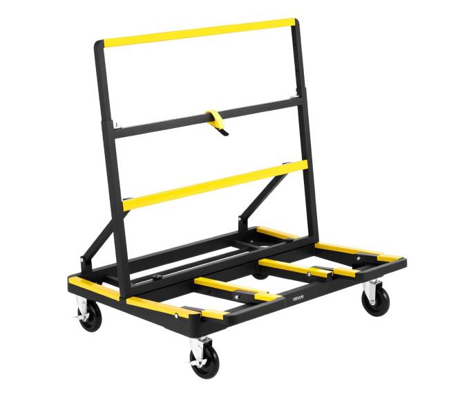 Gipso kartono vežimėlis su ratukais9