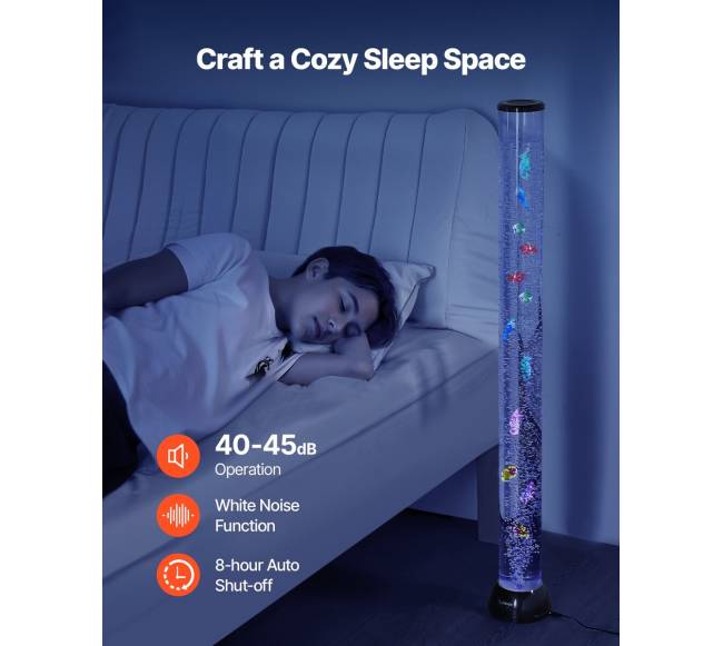 120 cm sensorinė burbulinė lempa4