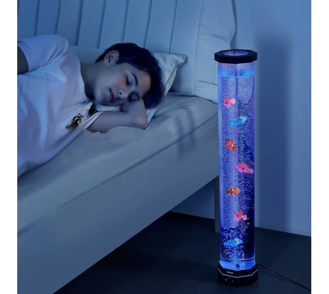 16 spalvų akvariumo burbulų lempa7