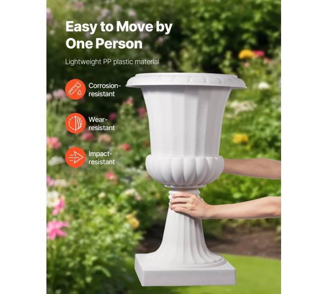 Plastikiniai urnos vazonai, 40 x 67 cm, 2 vnt.3