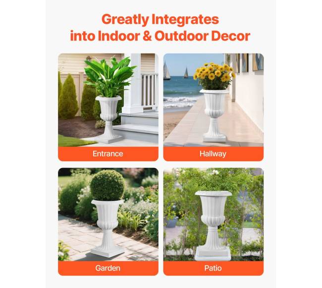 Plastikiniai urnos vazonai, 40 x 67 cm, 2 vnt.5