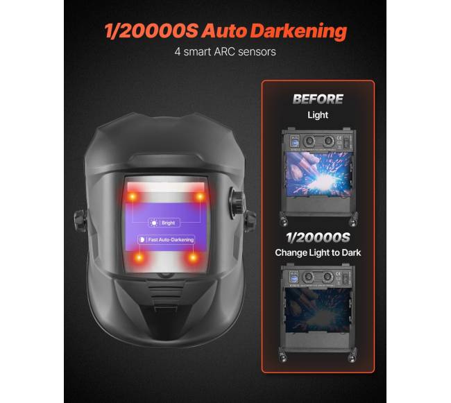 Auto tamsėjantis suvirinimo šalmas2