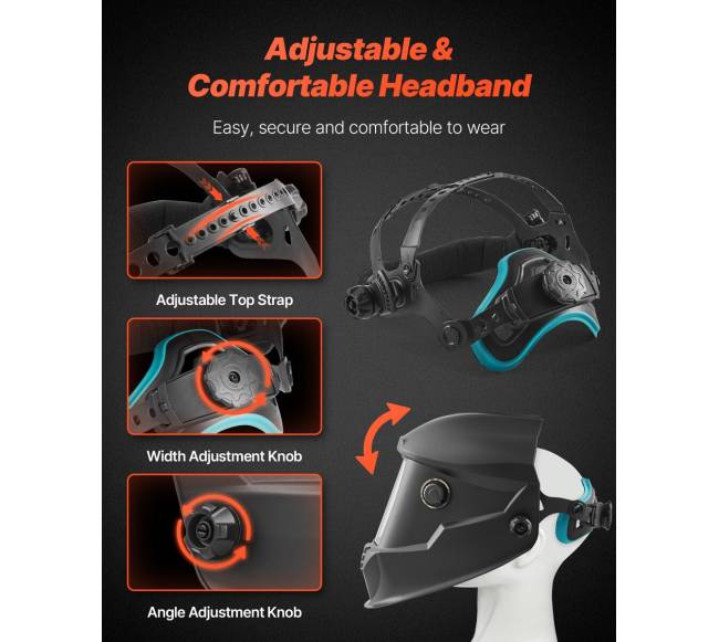 Auto tamsėjantis suvirinimo šalmas4