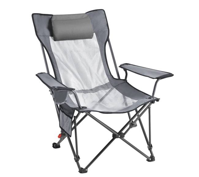 Reguliuojama sulankstoma kėdė stovyklavimui9