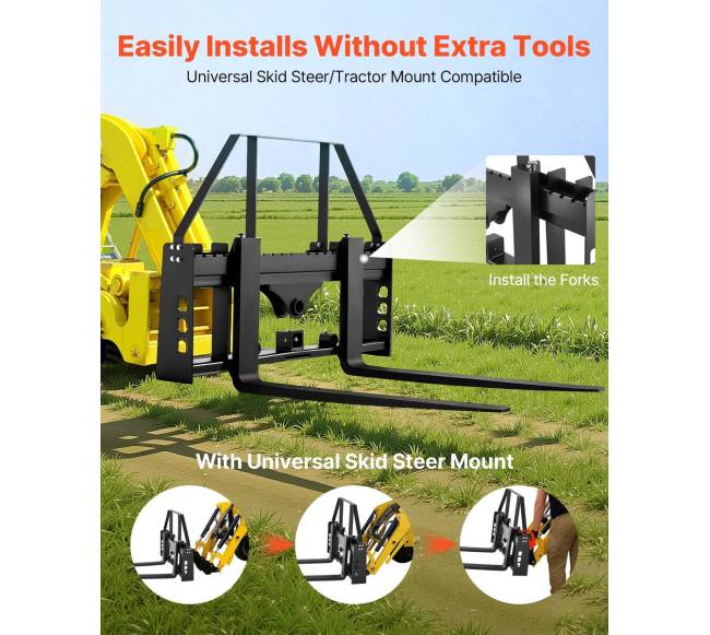 Krautuvo padėklų šakės 1814 kg apkrova2