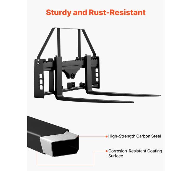 Krautuvo padėklų šakės 1814 kg apkrova5