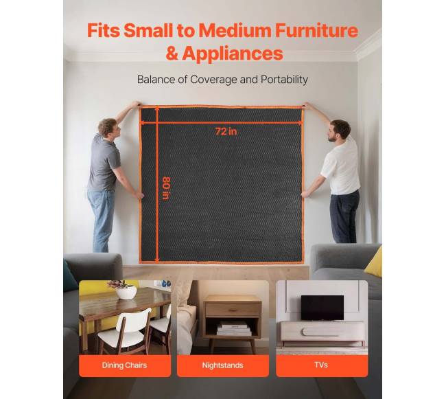 Perkraustymo antklodės 6 vnt, 2032 x 1829 mm4