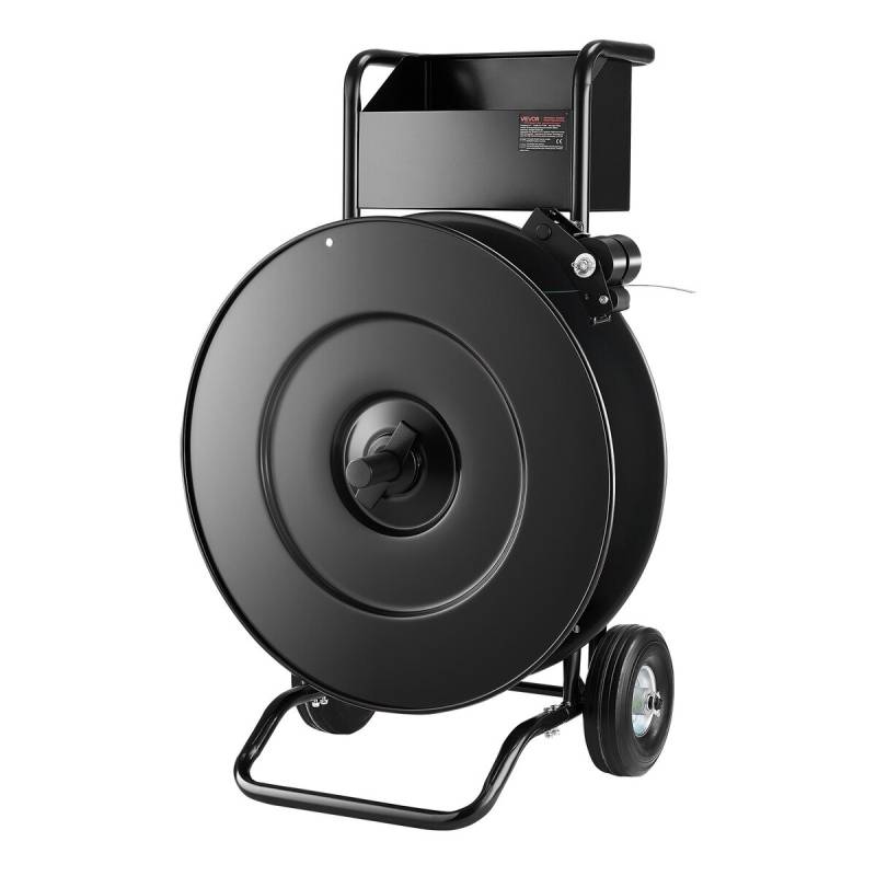 Diržų vežimėlis su diskiniu stabdžiu ir dėklu0