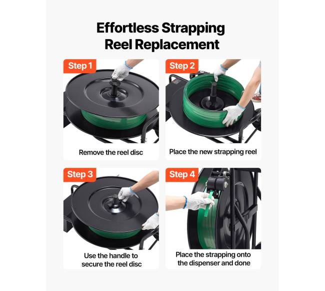 Diržų vežimėlis su diskiniu stabdžiu ir dėklu4