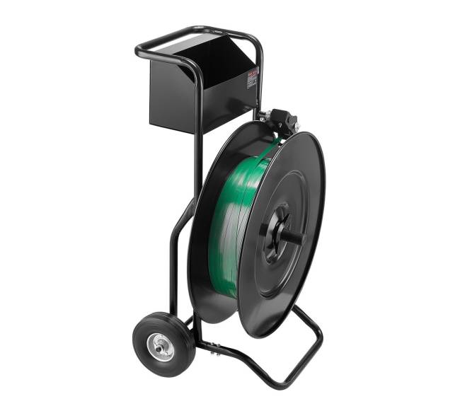 Diržų vežimėlis su diskiniu stabdžiu ir dėklu9