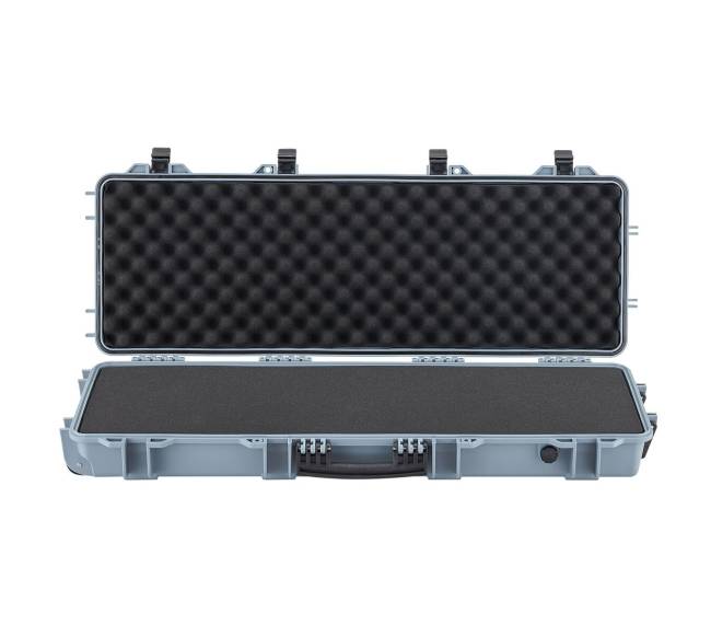 Kietas šautuvo dėklas su ratukais ir spynomis8