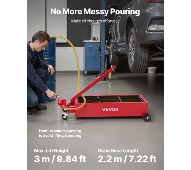 Plokščiaus formos naftos drenažo bakelis, 75,7 L1