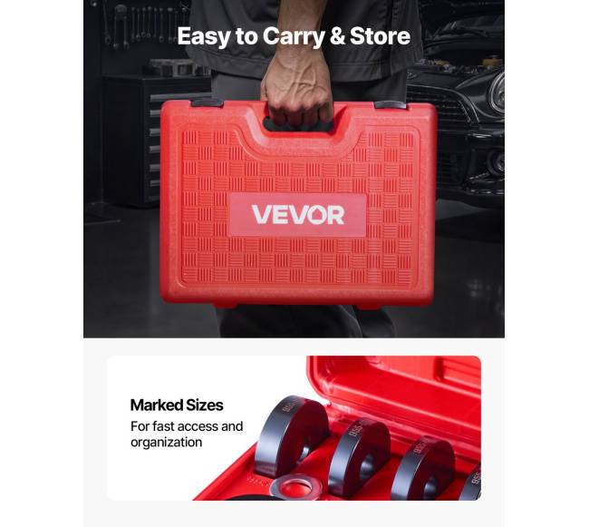 Guolių presavimo rinkinys, 10+24 vnt.5