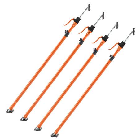 Spintelės kėlimo atramos, 4 vnt, 125-291 cm0