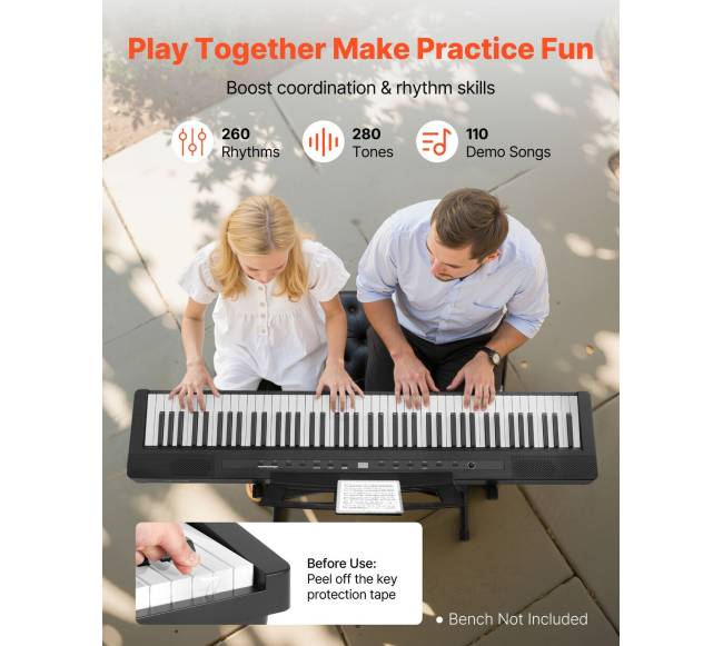 Skaitmeninis pianinas su svertinėmis klavišais, 88 klavišai3