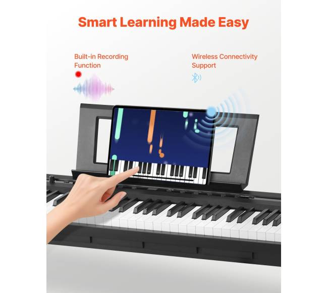 Skaitmeninis pianinas su svertinėmis klavišais, 88 klavišai4