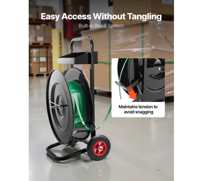 Diržų vežimėlis su stabdymo sistema3