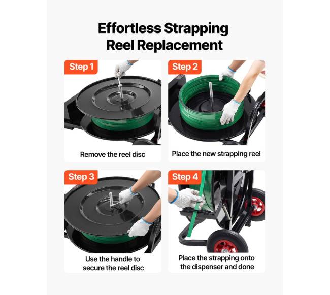 Diržų vežimėlis su stabdymo sistema4