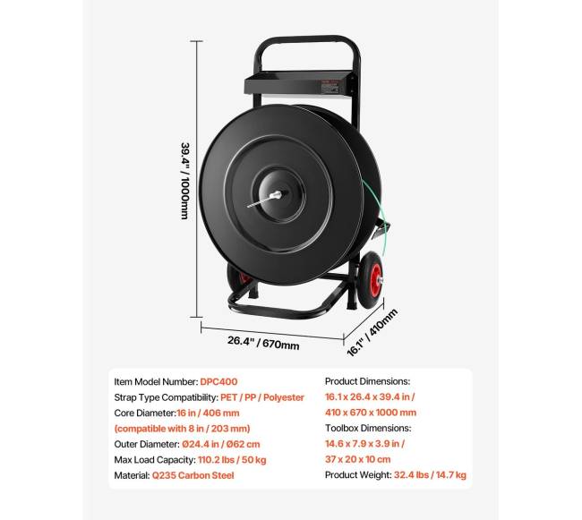 Diržų vežimėlis su stabdymo sistema6