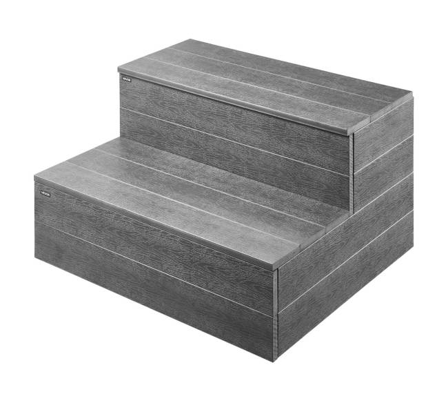 Dviejų pakopų laipteliai lauko spa10